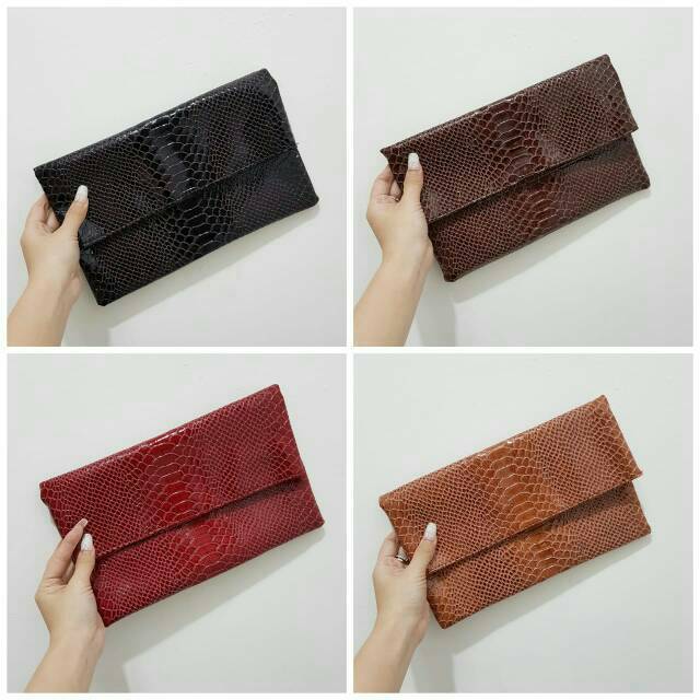 zara clutch motif ular  / zara clutch snake / clutch pesta / tas kondangan / zara clutch