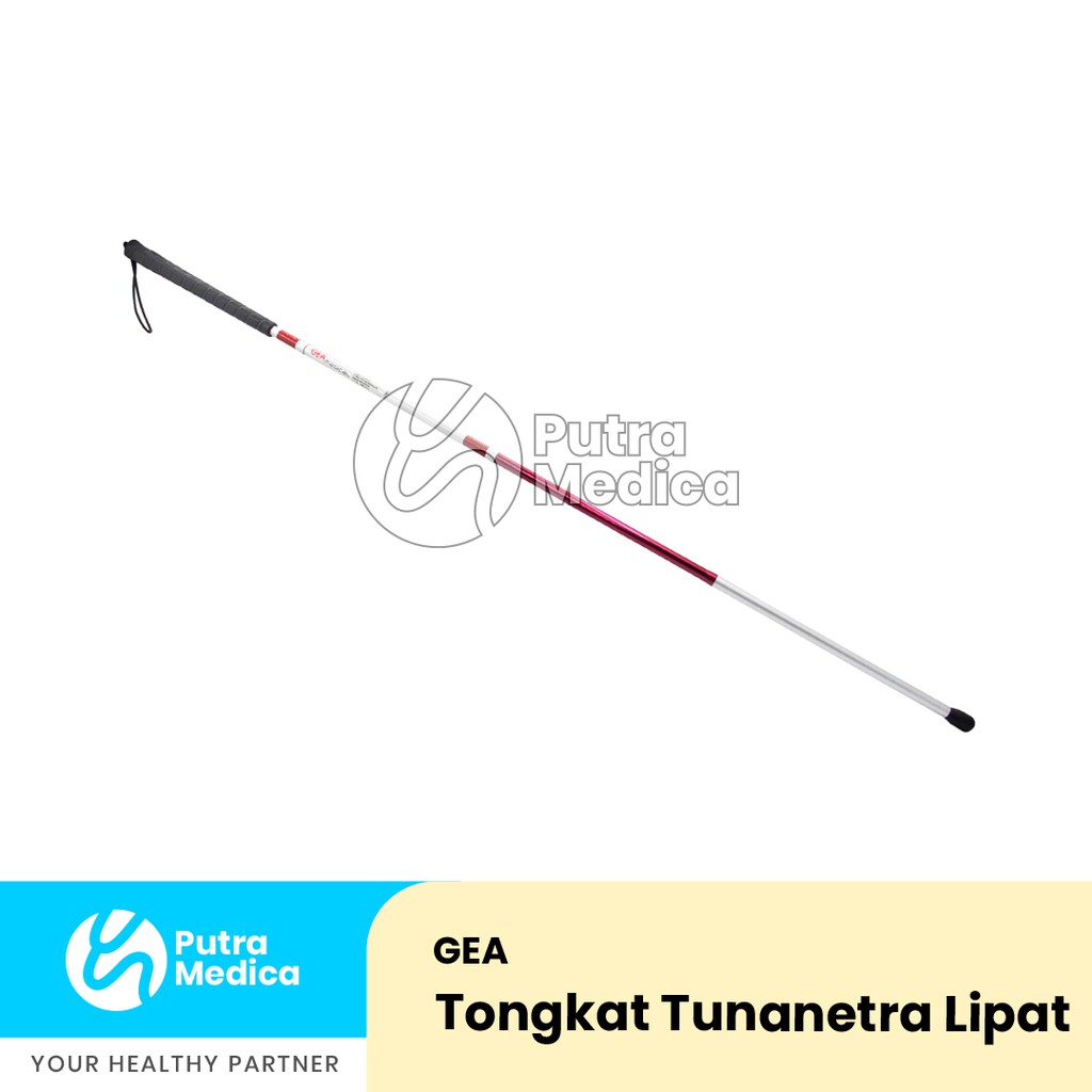 Gea Tongkat Lipat Tunanetra FS936L / Tongkat Orang Buta Tuna / Alat Bantu Jalan