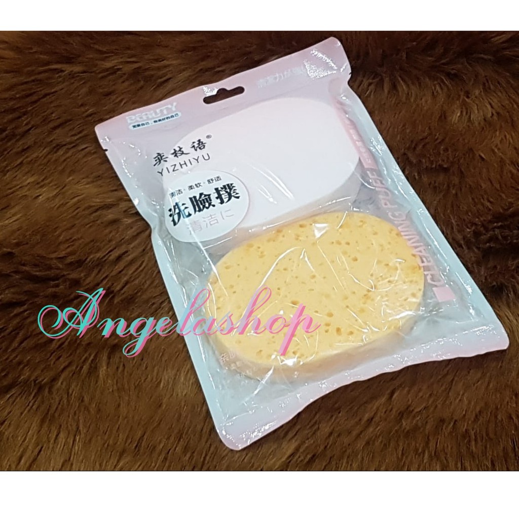 Spon Masker TIPIS  2PCS - Sponge Facial Wajah