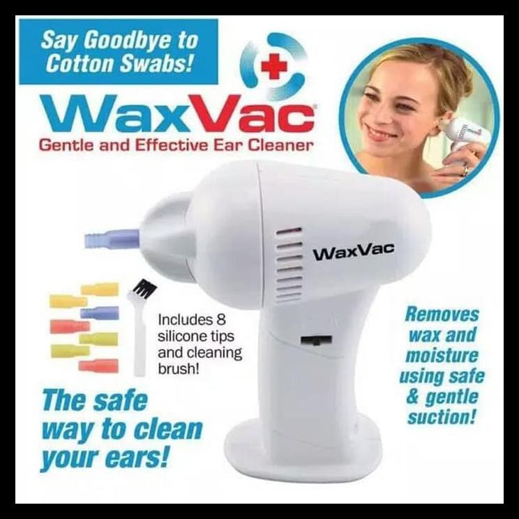 Waxvac Wax Vac Pembersih Penyedot Kotoran Telinga Elektrik Anak Dewasa