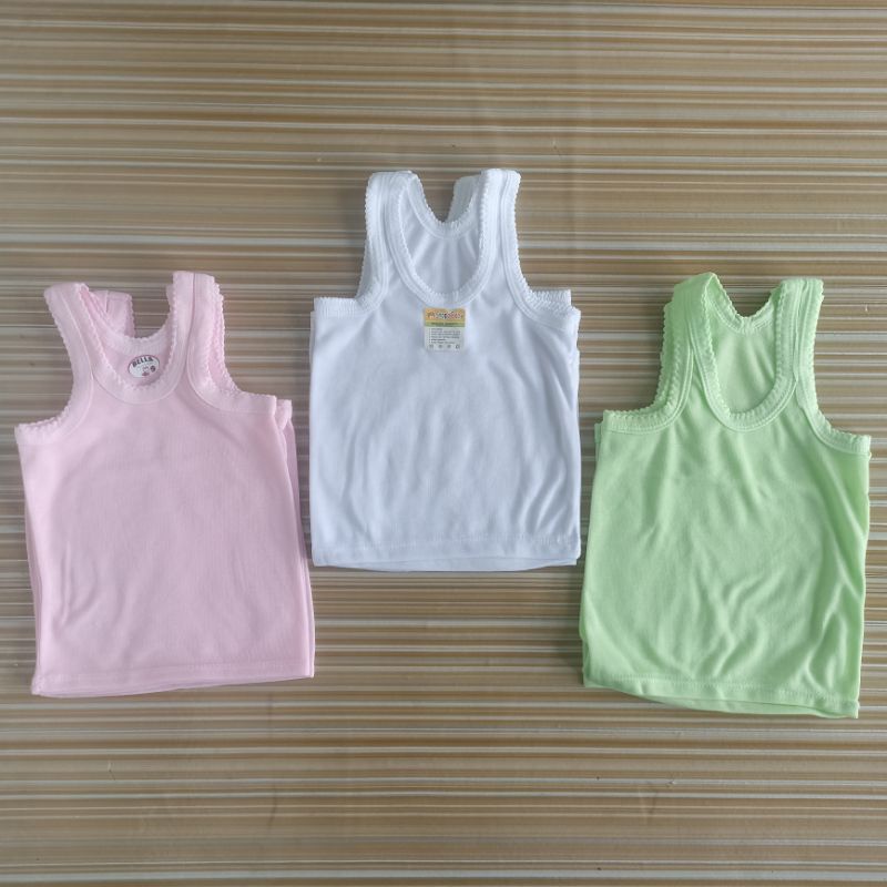 Kaos Dalam Bayi Singlet 3 Pcs