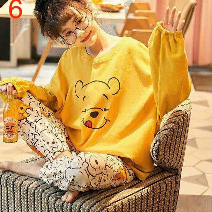 ✭ Piyama import wanita joger pp spandek import / Piyama wanita ✷