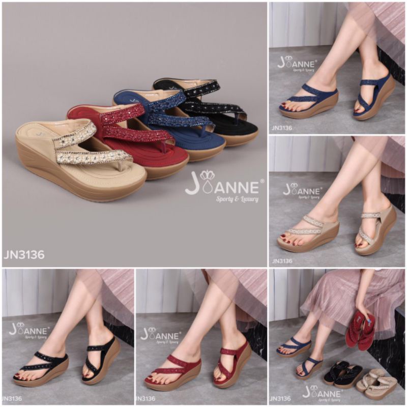 RESTOCK [ORIGINAL BRAND] JOANNE Wedges Sandals JN3136