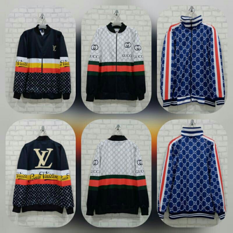 JacketBomberGucciDanVLPriaWanitaBahanLotto