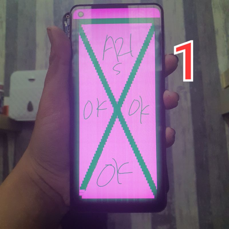 LCD Samsung A21s Original Sein Copotan