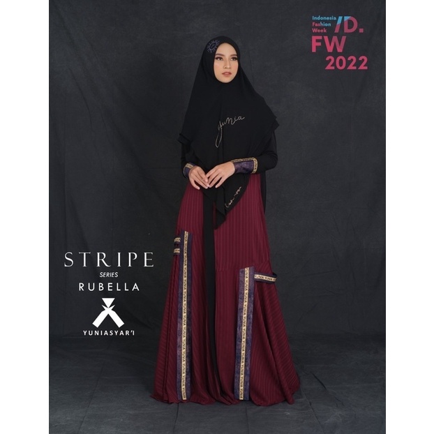 GAMIS SET STRIPE by YUNIA SYARI