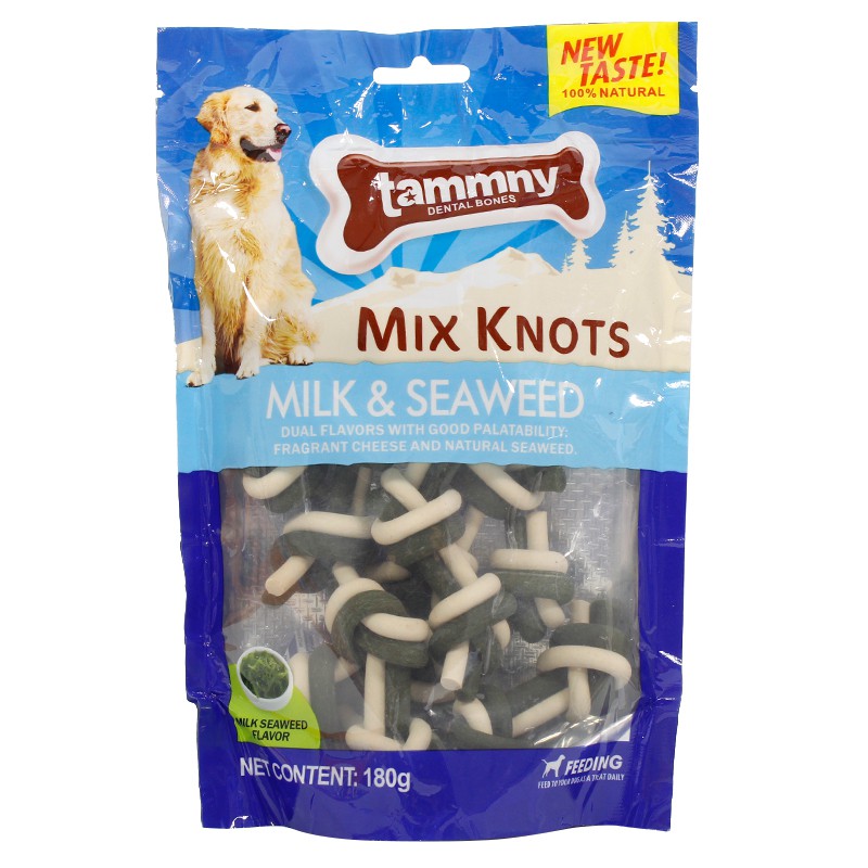 

Milk and Seaweed Mix Knots - Snack Hewan