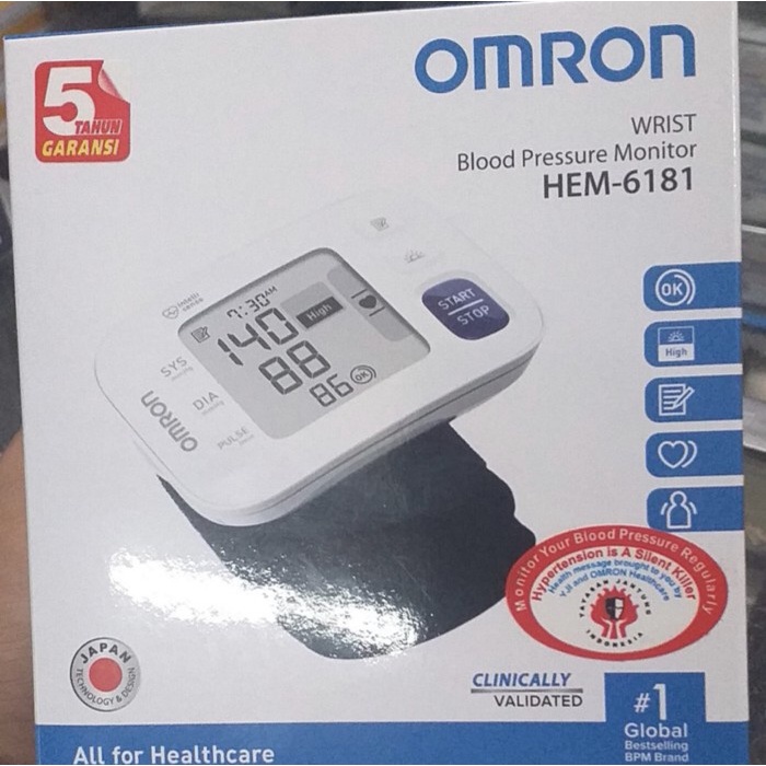 ✨ READY COD✨ OMRON HEM-6181 Tensimeter Digital Alat Ukur Tensi Darah HEM6181