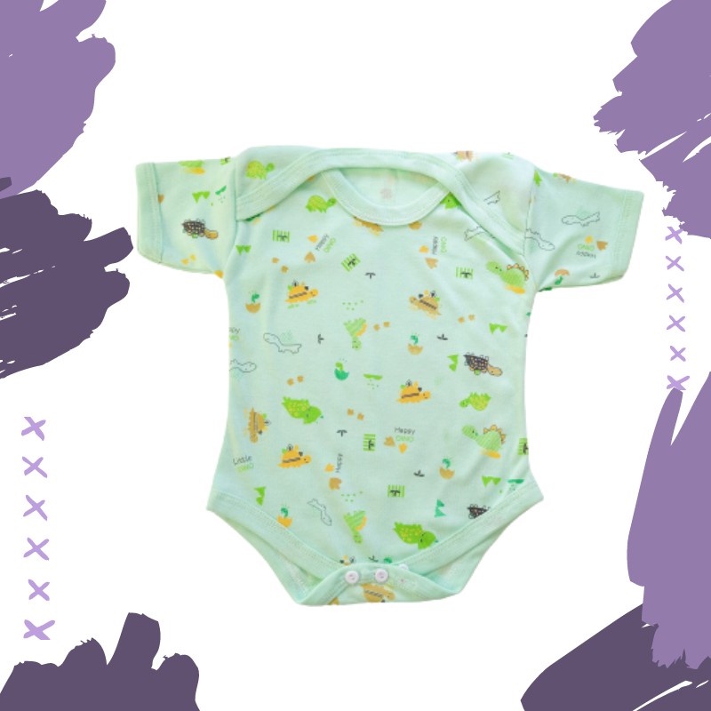 Jumper Pendek Bayi Motif Warna Jumper Bayi Perempuan Laki Laki Jumsuit Bayi Batu Lahir Bodysuit