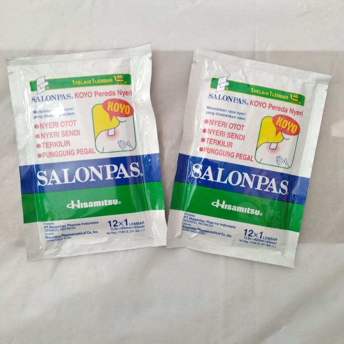 Salonpas koyo hijau  5 x 2 dan 12 x 1  termurah original