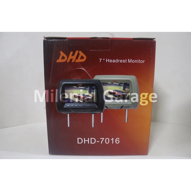 TV Headrest Monitor Jok Mobil Monitor Sandaran Kepala Mobil 7 inch DHD-7016 DHD 7016 DHD7016 Murah