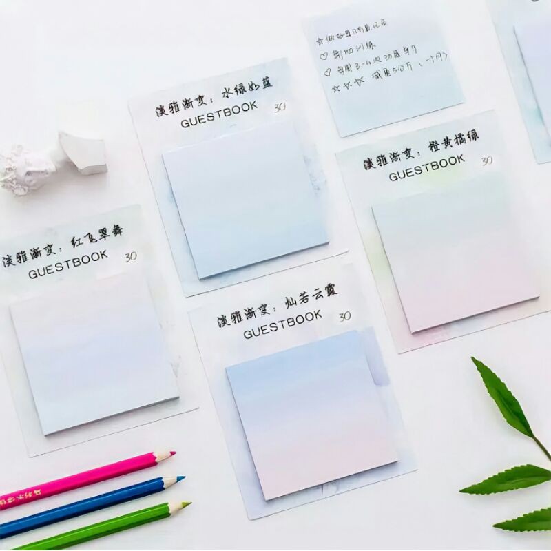 

Sticky Notes Gradient Kertas untuk Kantor / Sekolah