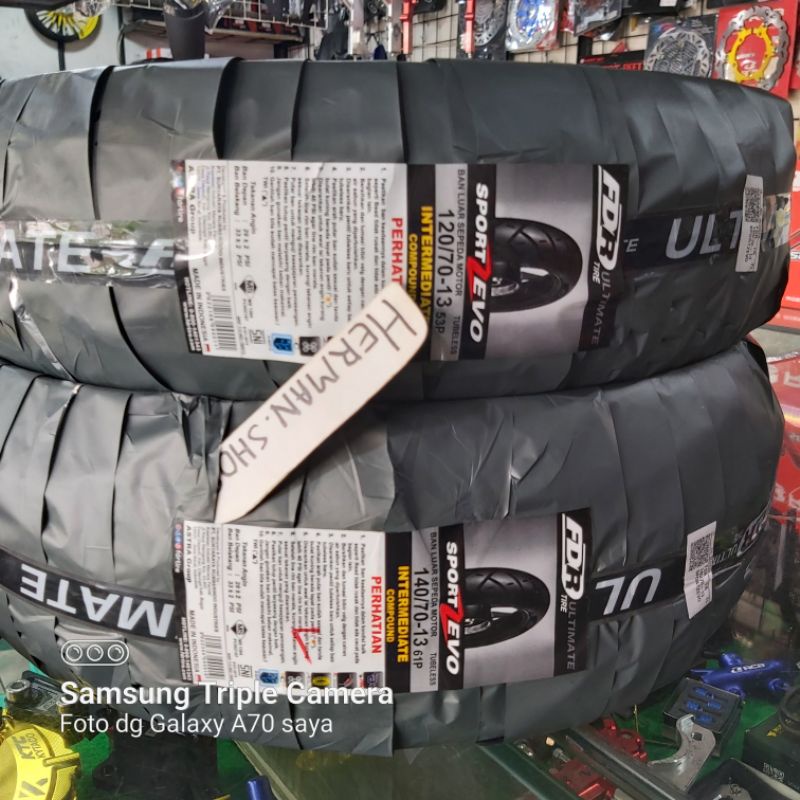 Ban nmax fdr zevo 120/70-13 & 140/70-13 / paket ban nmax fdr depan belakang Fdr zevo