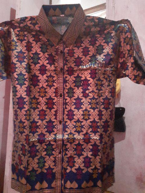 Qnunbatik Batik Family/keluarga Rok N Blus Pendek Takashimaya
