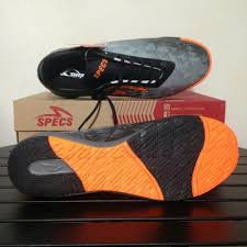 SEPATU FUTSAL SPECS SWERVO DYNAMITE IN BLK PALONA GREY DARK COOL GREY