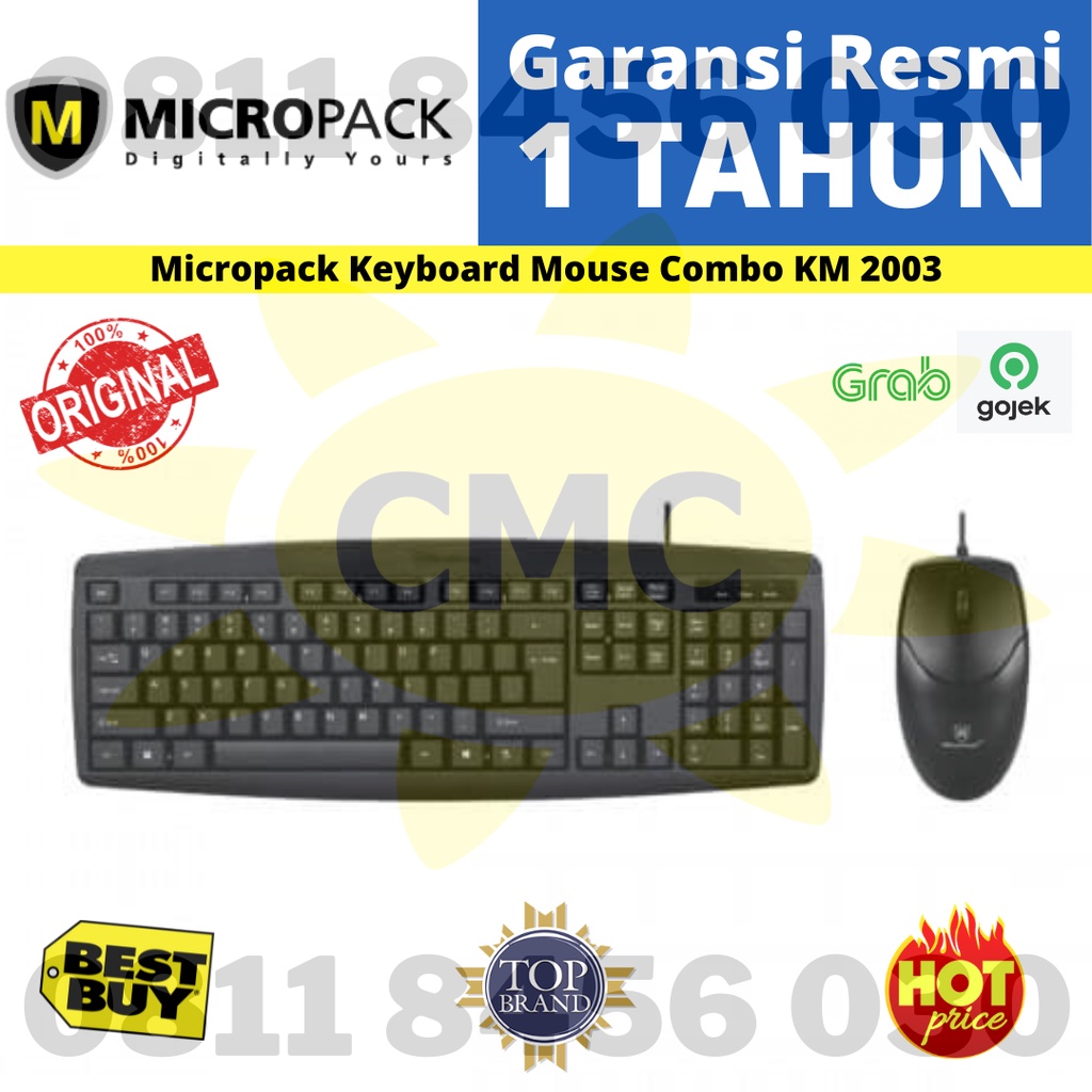 Keyboard Mouse Combo KM 2003 KM2003 Micropack Original