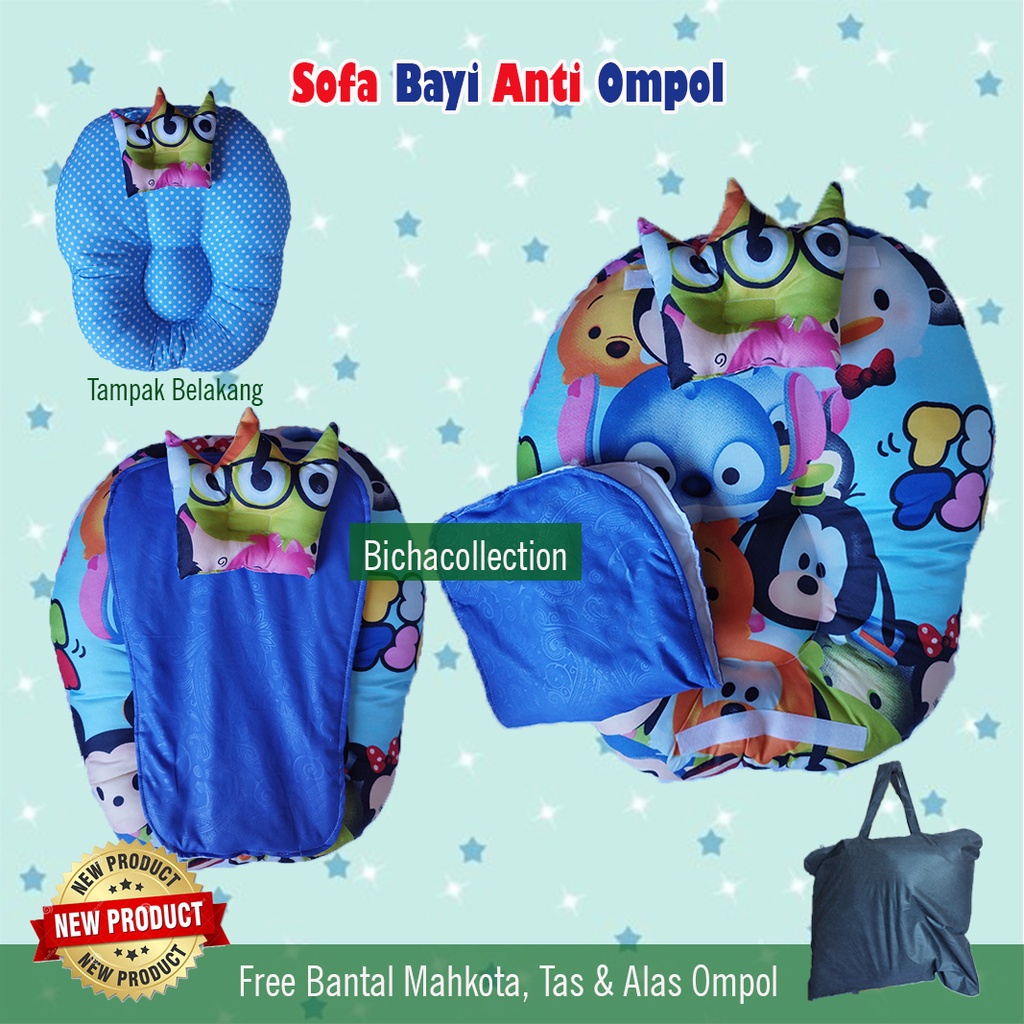 Sofa bayi Anti Ompol Alas anti Ompol Sofa baby Free Bantal peyang dan Tas