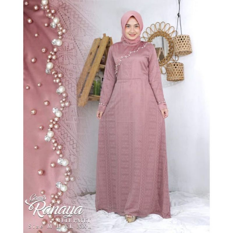 Produk original gamis pesta terbaruu!!gamis brukat pesta//dresss modern