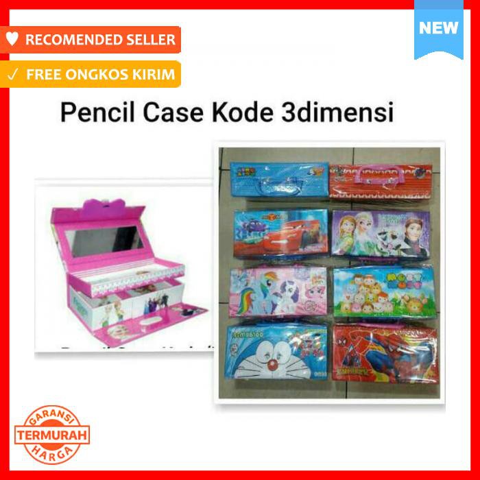 

Tempat Pensil - Kode / Pin / Kotak Pensil 3D Kode - Alat Tulis