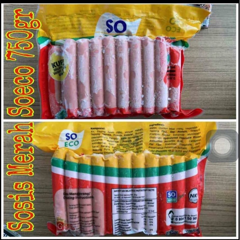 

Sosis so eco 750gr