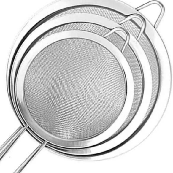 Saringan Set 3 in 1 Strainer Tepung Terigu Gula halus Alat perlengkapan masak dapur kitchen tool new-2