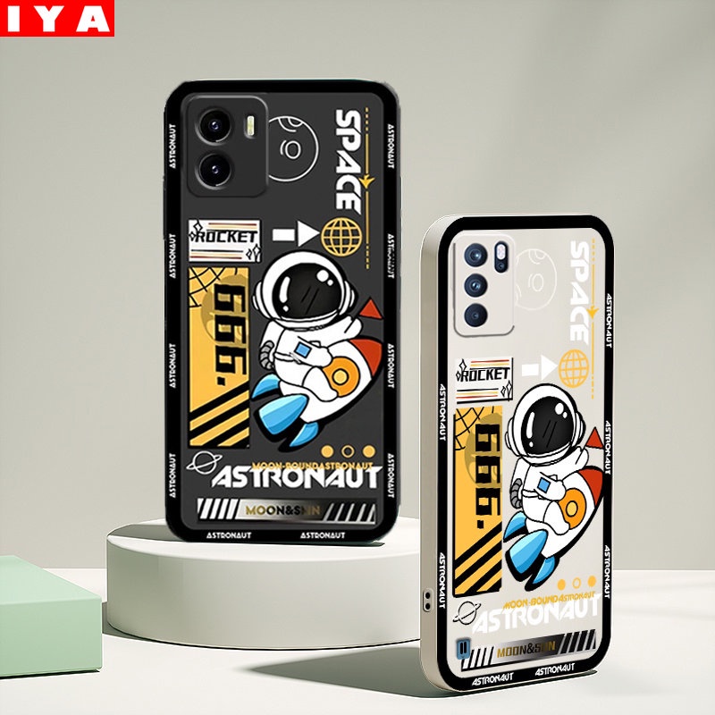 Casing TPU OPPO A57 4G 2022 A16K A15 A15s A55 A95 A54 A53 A12 A5S Reno 7 6 5F 4F A7 A3S A31 A52 A94 A37 F9 Motif Roket