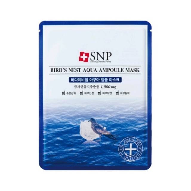 SNP BIrd's nest Aqua ampoule mask
