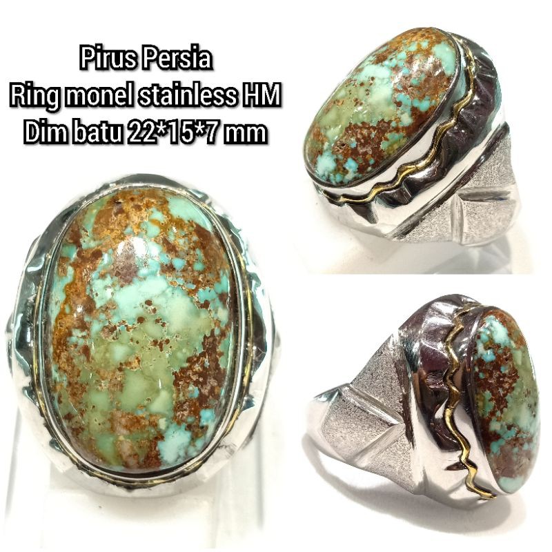 BATU PIRUS PERSIA ASLI NATURAL URAT EMAS TERBAIK