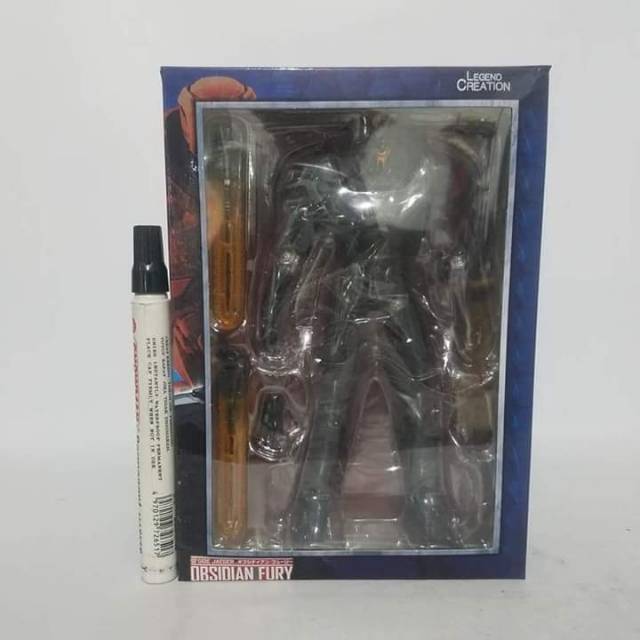 Mainan action figure OBSIDIAN FURY pacific rim avenger bandai recast artikulasi Tinggi sekitar 7inch
