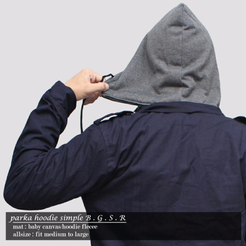 Jaket Parka Hoodie Musim Dingin