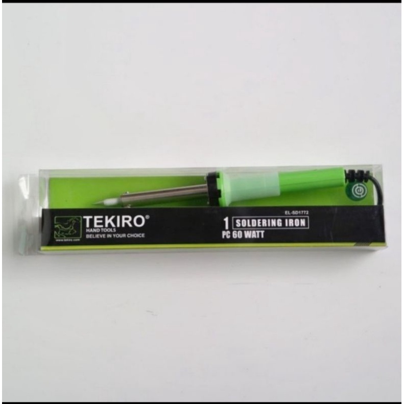 TEKIRO SOLDER LISTRIK 60 WATT SOLDERING IRON 60 WATT ALAT SOLDER LISTRIK TEKIRO