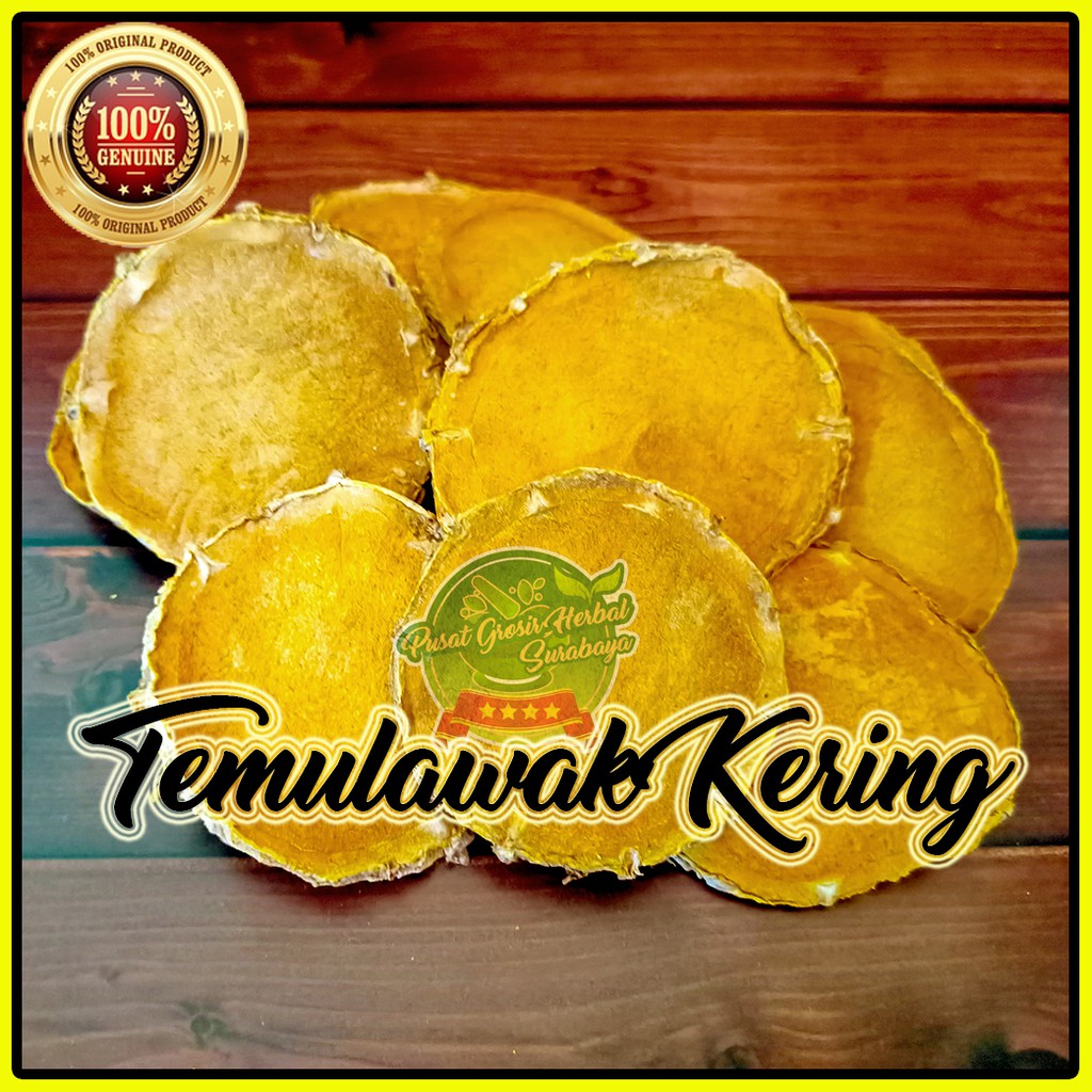 

Temulawak Kering Original Premium 500Gr Obat Suplemen Herbal kesehatan lambung dan liver