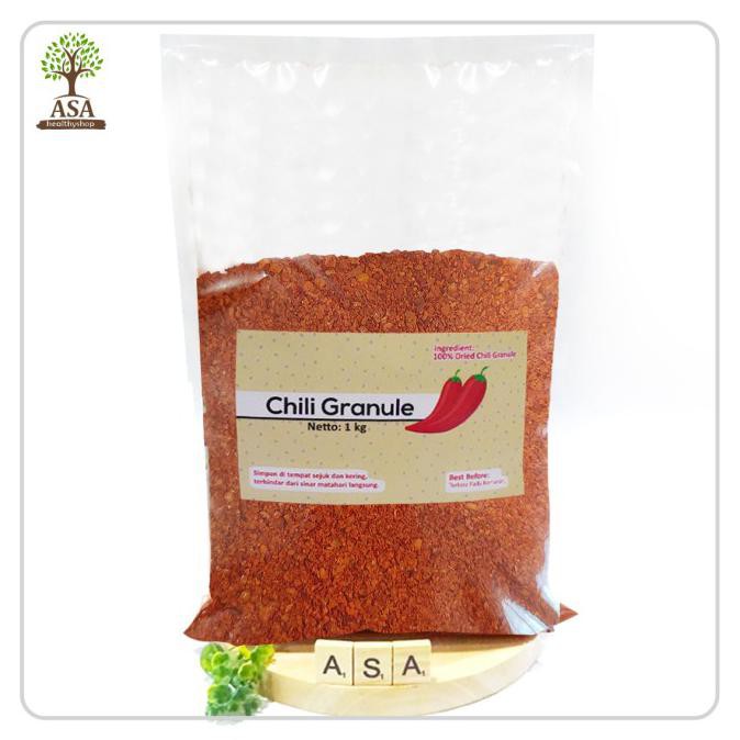 

READY BAYAR DITEMPAT Chili Granule - Chili Flakes 1kg BERKUALITAS Kode 1376