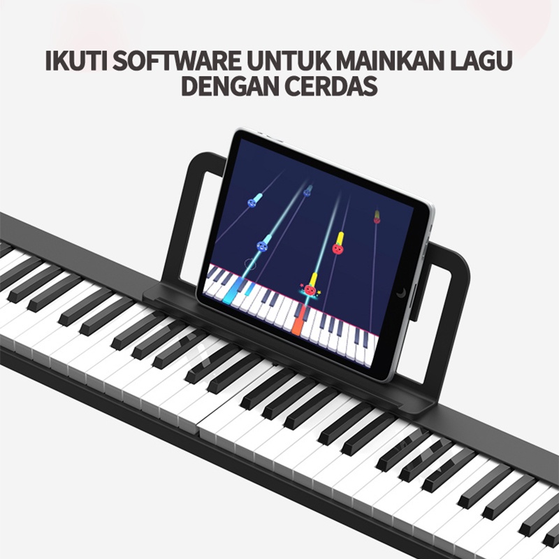 Piano Elektronik Multifungsi Piano Elektronik Profesional Rumah Pintar 88-Key Piano