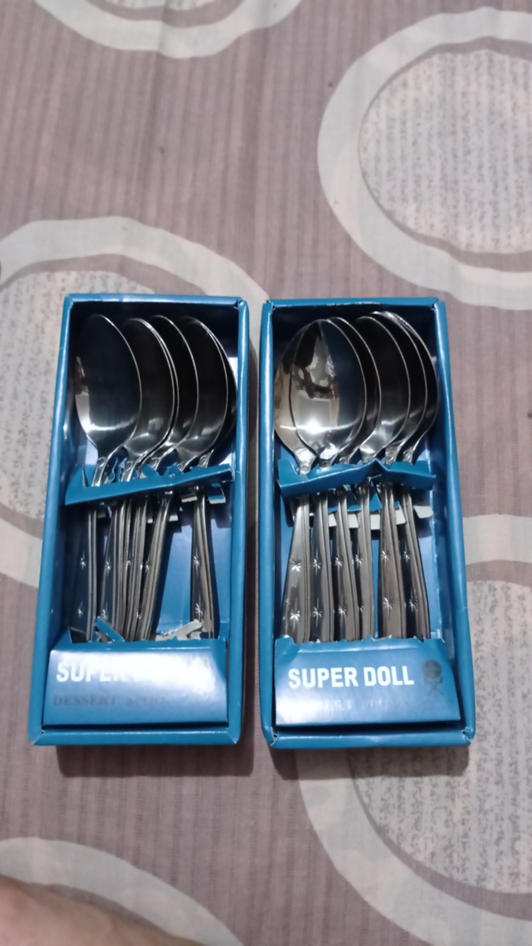 Sendok Atau Garpu Makan Stainless Steel Merek Doll Isi 6 Pcs Perdus