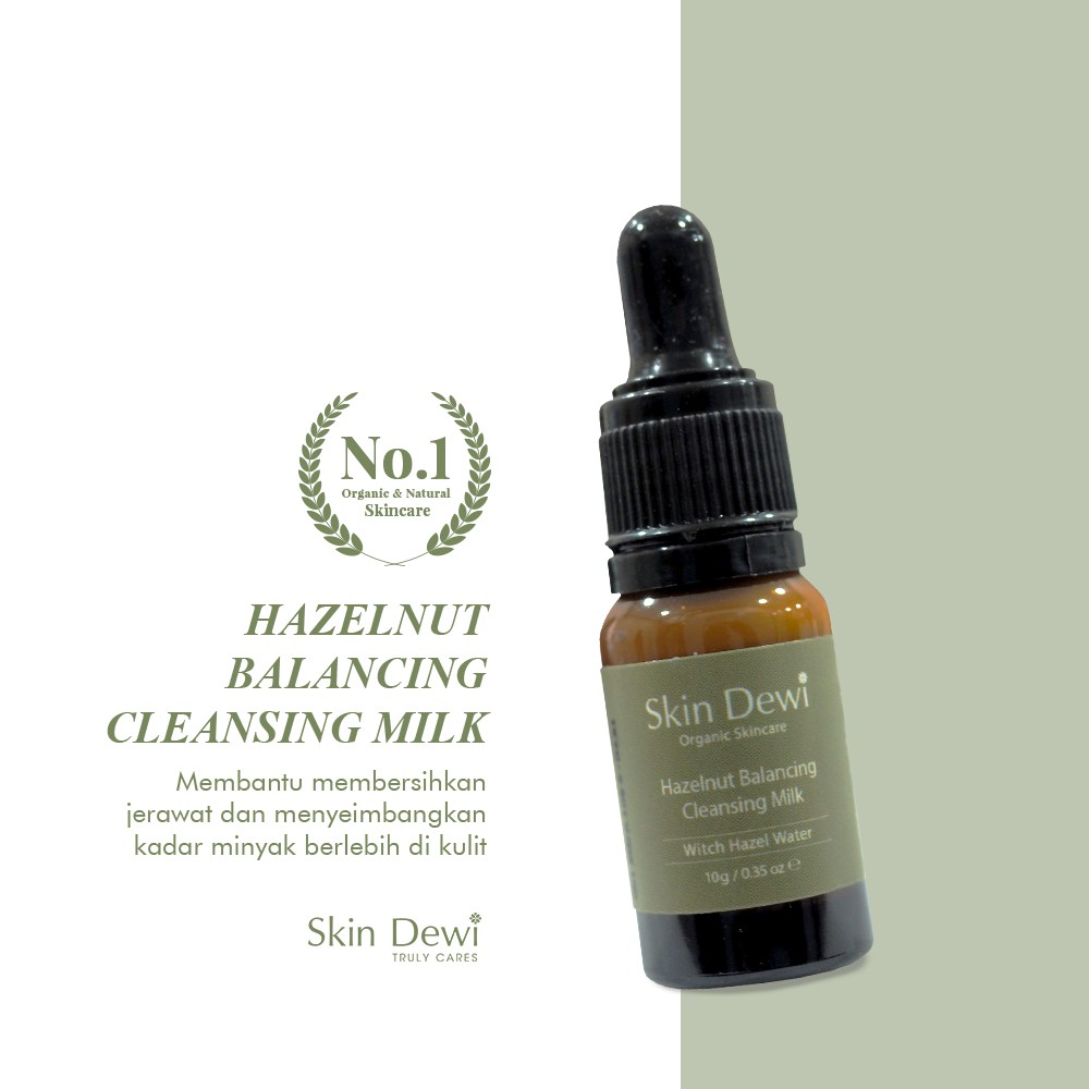 

Skin Dewi Hazelnut Cleansing Milk (Mini Size 10gr) (Skincare Organic)