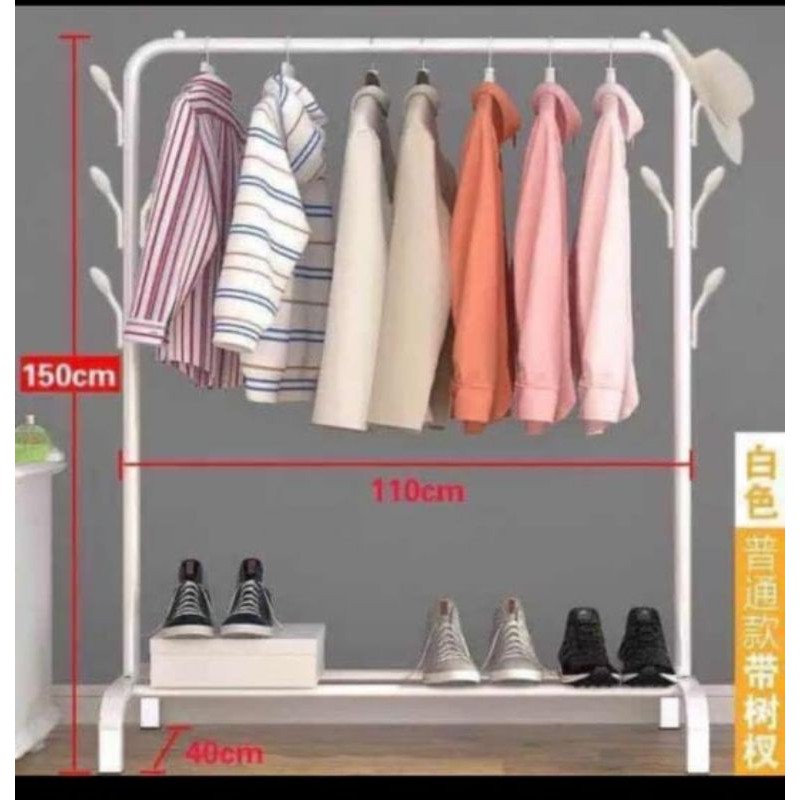 Stand Hanger Big/jumbo single/stand butik display