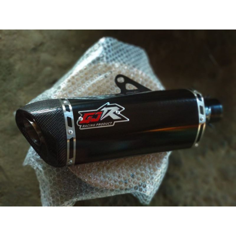 fullset knalpot gjr doff hitam