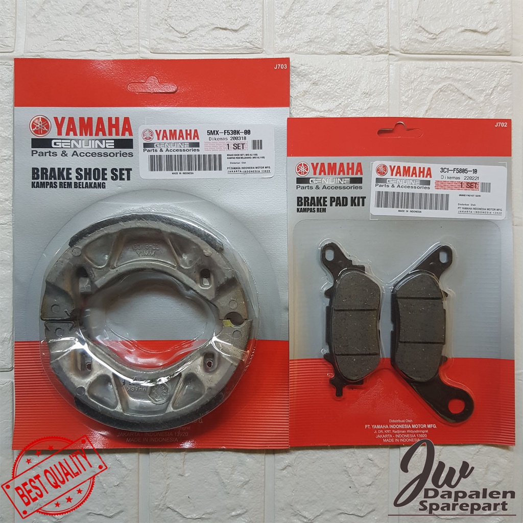 Paket Kampas Rem Vixion Old Depan Belakang