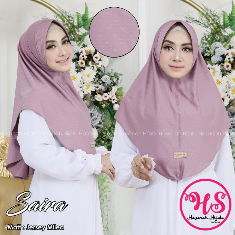 HIJAB INSTAN SAIRA/ BERGO BY HASANAH HIJAB