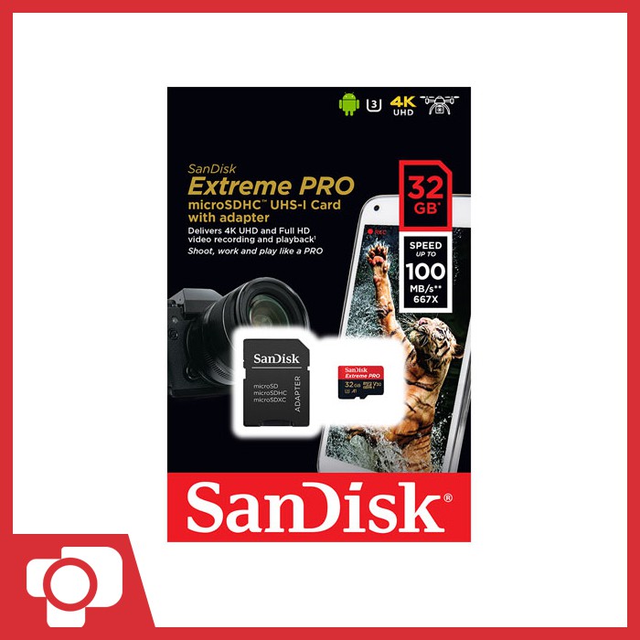 SANDISK EXTREME PRO MICROSDHC 95MBPS – 32GB