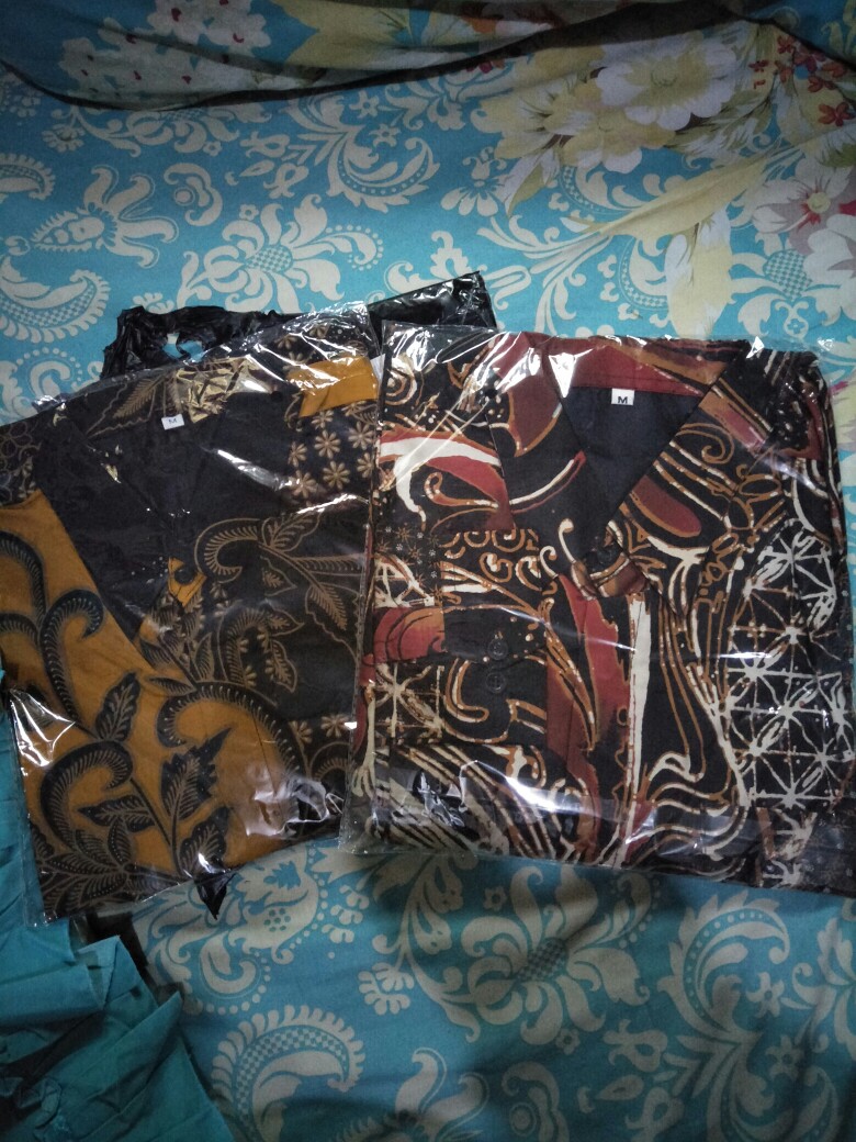 Batik Solo Trendy High Quality Kawung Kuning Full Furing Katun Halus Size M-xxl High Quality