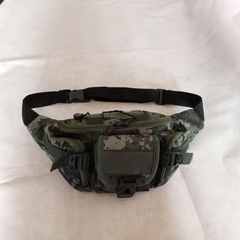 Tas selempang army hijau loreng TNI