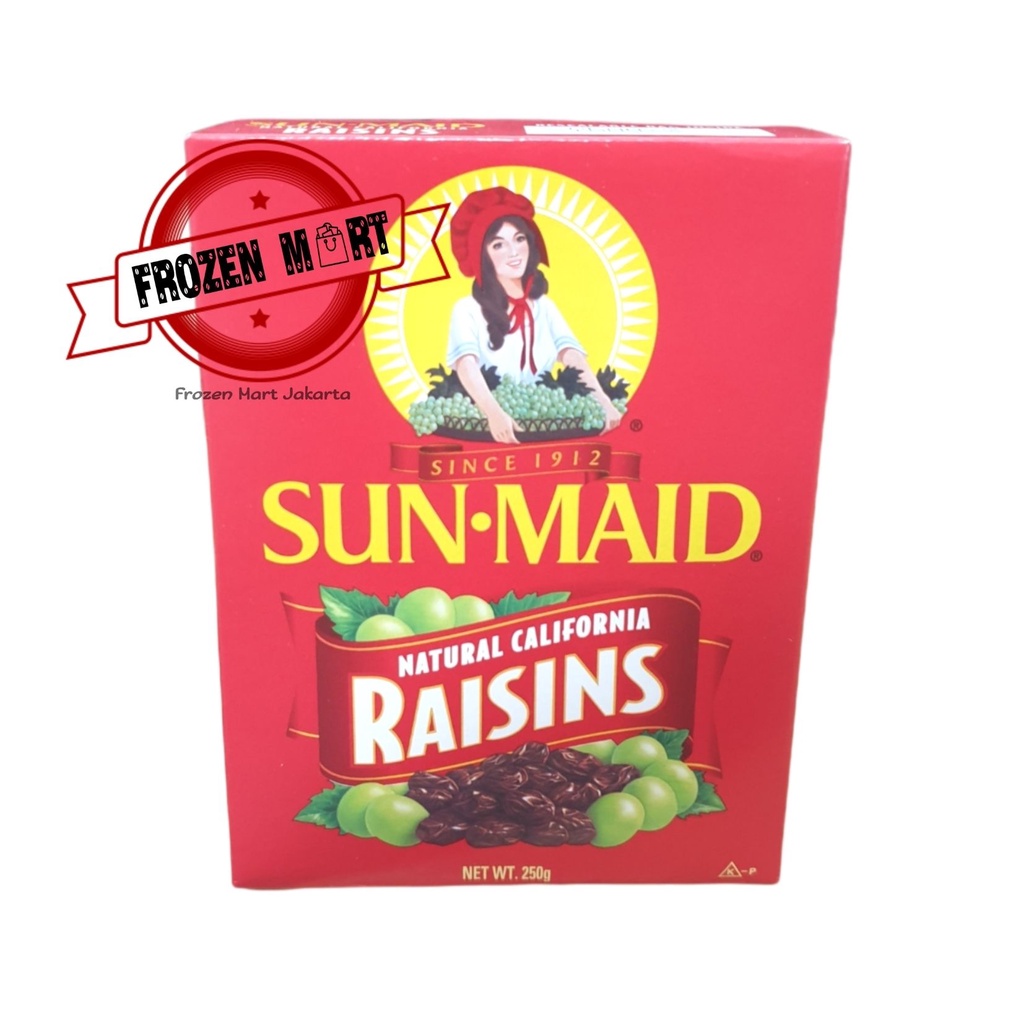 SUNMAID California Raisins / SUN MAID Raisin / Kismis 250 Gr