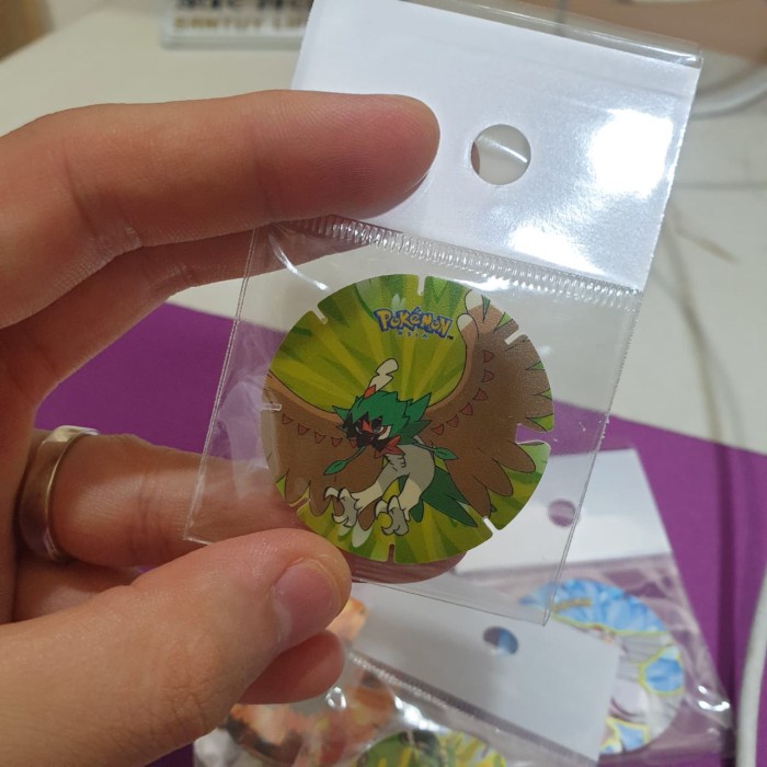 Pokemon Coin Tazos Chiki Balls - Decidueye