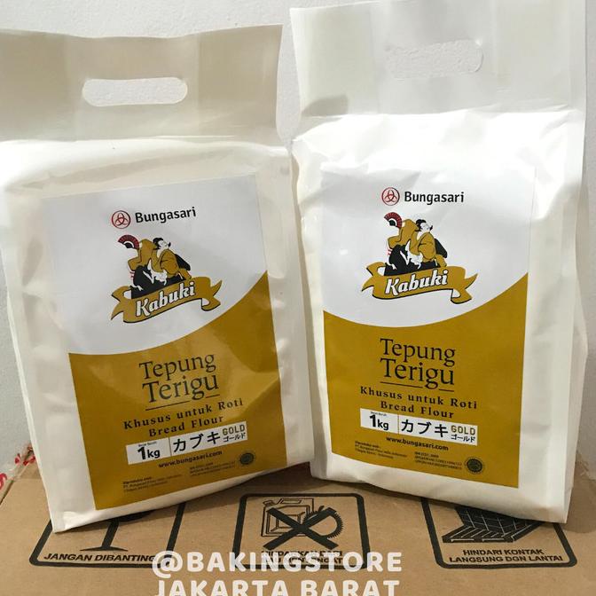 

[[COD]] Tepung Terigu Kabuki Gold Super Premium Khusus Roti 1 KG PROMO Kode 933