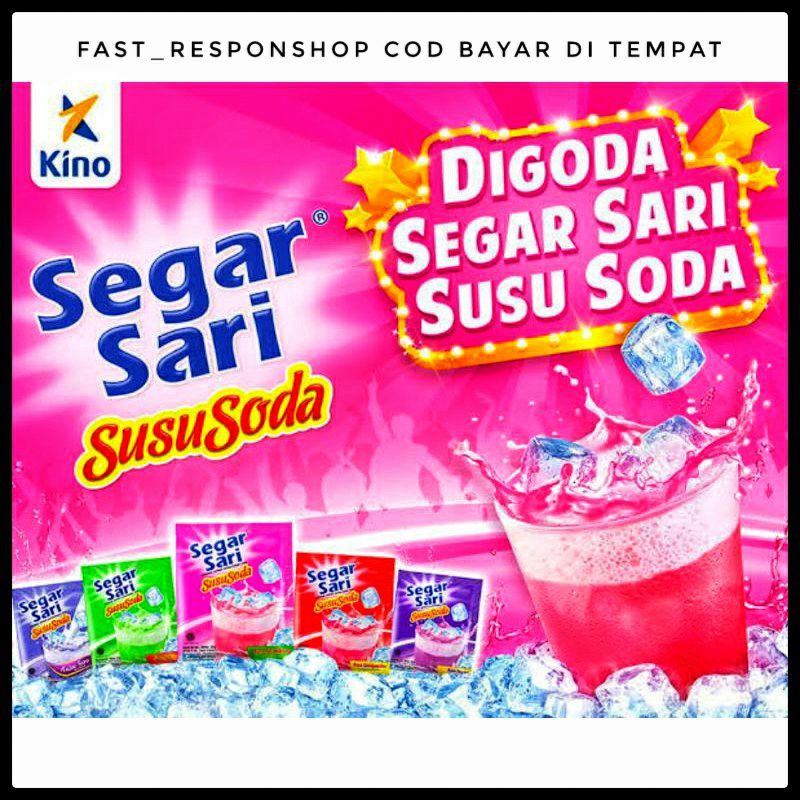 

Segar Sari Susu Soda Rasa 1 renceng 10 pcs