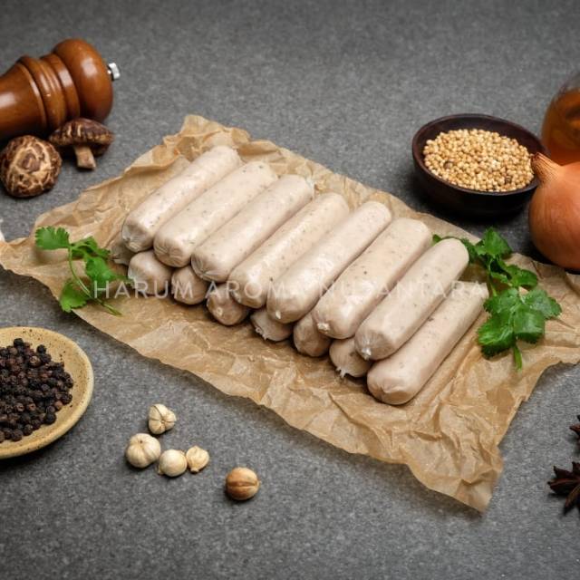 

Daging Sosis bali premium quality. Harga per 0.5kg. Isi 16-17 sosis