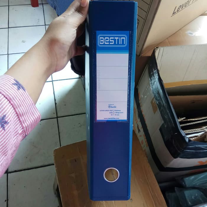 

Ordner Bestin Folio 7-5 cm bahan plastik produksi bambi