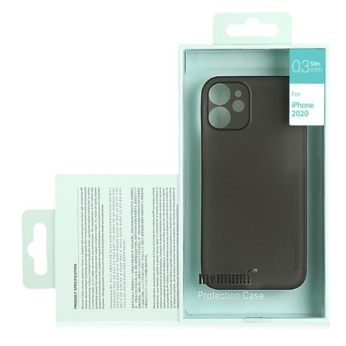 Memumi Super Slim Case Matte Back Cover for iPhone 12 6.1 inch